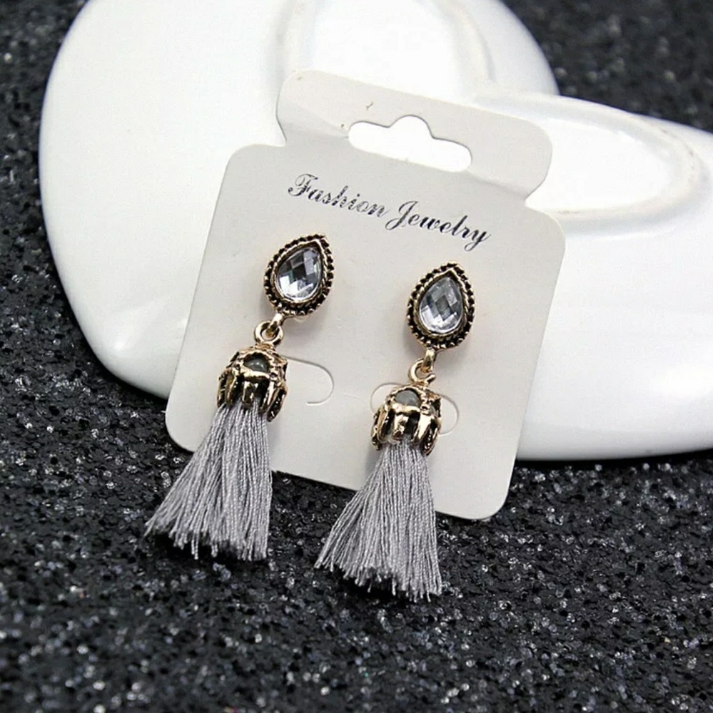 3 for $15💕 Tassle Earrings - Picture 3 of 4